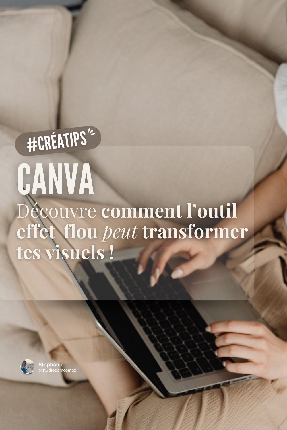 Tuto l’effet flou sur Canva