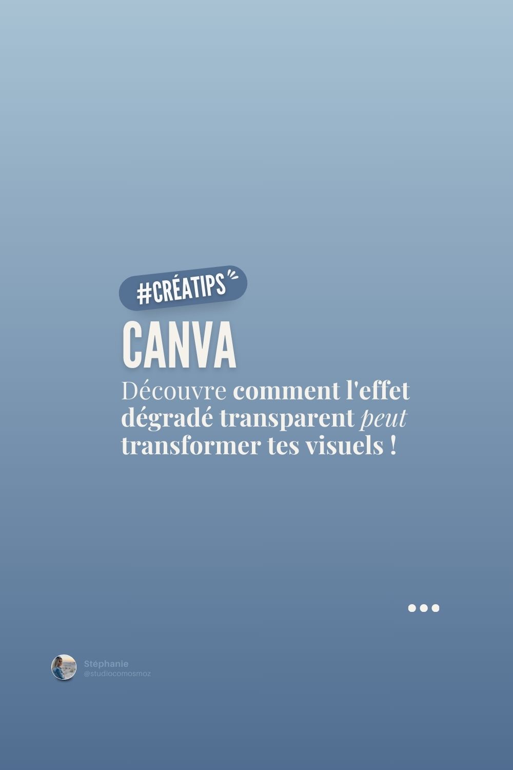 Tuto maîtrise l'effet dégradé transparent sur Canva